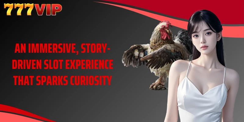 An immersive, story-driven slot experience that sparks curiosity